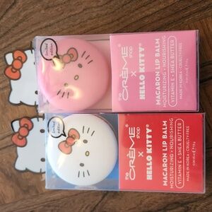 2 Creme Hello Kitty Limited Edition Macaron Lip Balms